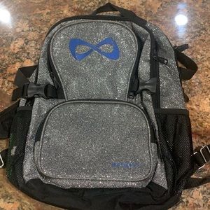 NFINITY Glitter Backpack Small Sliver